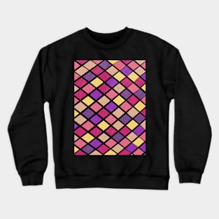 Geometric pattern with random colors Crewneck Sweatshirt